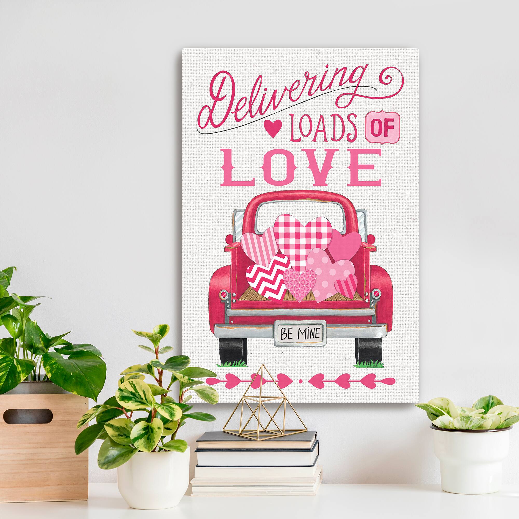 Delivering Loads of Love Canvas Giclée Art